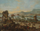 Пересъемка картин, холстов - Голландия XVII век. Воуверман. Эвакуация