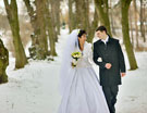 Свадьба зимой - Правда, все это требует некоторого мужеста, особенно  со стороны невесты...