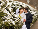 Свадьба зимой - Обратите внимание - никакой серятины и ощущения пасмурного дня в кадре не будет!