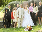 Свадебное 2006 - Простой на вид снимок. Только никто не жмурится от солнца. Потому, что я усложнил задачу себе, а не людям